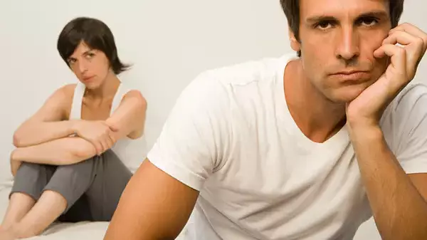 unhappy couple need free hormone imbalance quiz