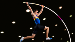 Chiropractic athlete pole vaulting