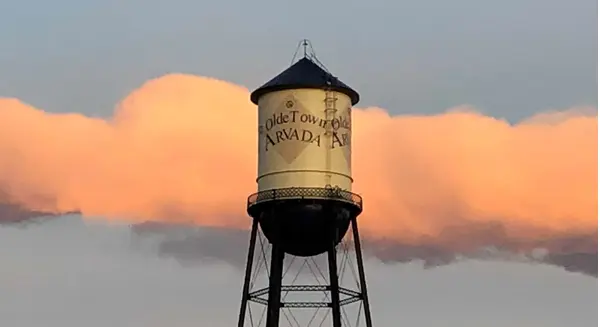 Arvada water tower pic